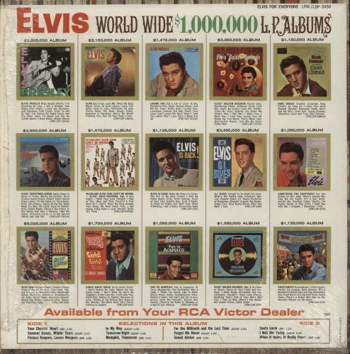 Elvis Presley Elvis For Everyone! - Shrink vinyl LP album (LP record) US ELVLPEL888493