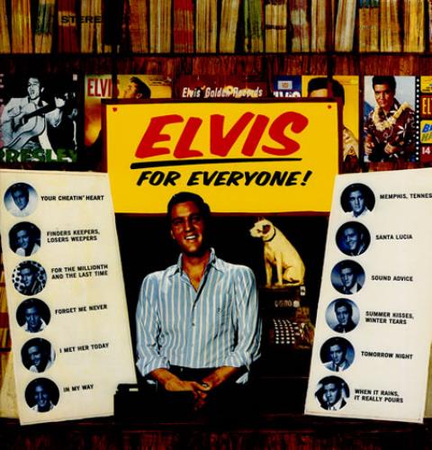 Elvis Presley Elvis For Everyone vinyl LP album (LP record) UK ELVLPEL369527