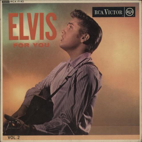 Elvis Presley Elvis For You Vol. 2 EP - Round Centre - VG+ 7" vinyl single (7 inch record / 45) UK ELV07EL752546