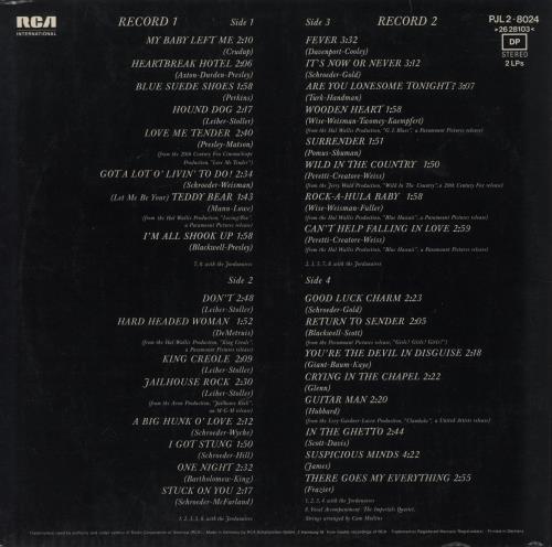 Elvis Presley Elvis Forever 2-LP vinyl record set (Double LP Album) German ELV2LEL587687