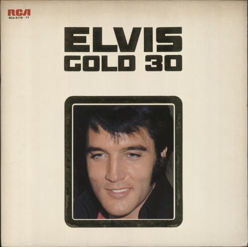 Elvis Presley Elvis Gold 30 - EX 2-LP vinyl record set (Double LP Album) Japanese ELV2LEL818044