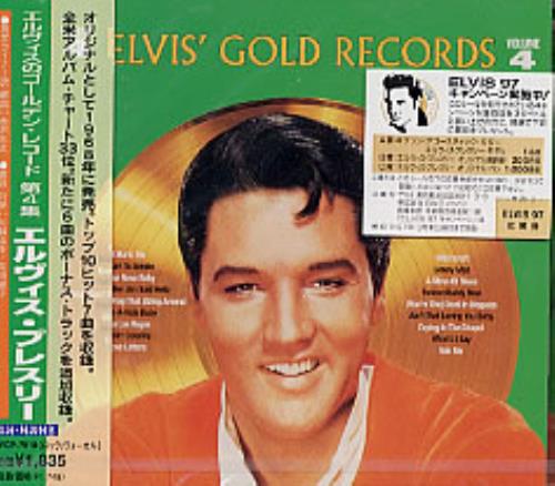 Elvis Presley Elvis' Gold Records Volume 4 CD album (CDLP) Japanese ELVCDEL205181