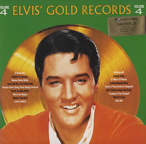 Elvis Presley Elvis Gold Records Volume 4 vinyl LP album (LP record) UK ELVLPEL222668