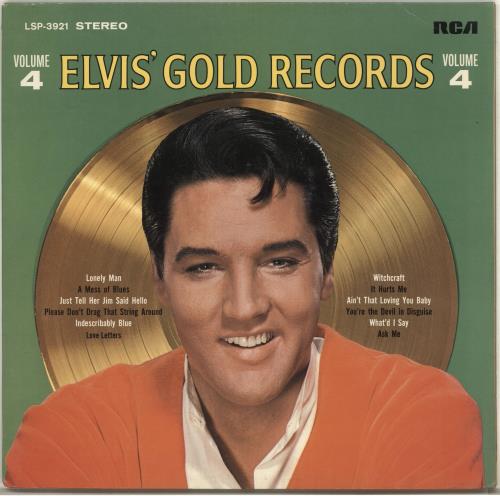 Elvis Presley Elvis' Gold Records Volume 4 vinyl LP album (LP record) German ELVLPEL718801