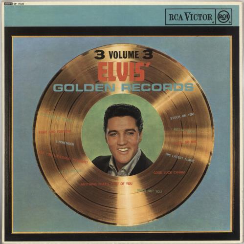 Elvis Presley Elvis Golden Records Volume 3 - 1st vinyl LP album (LP record) UK ELVLPEL284613