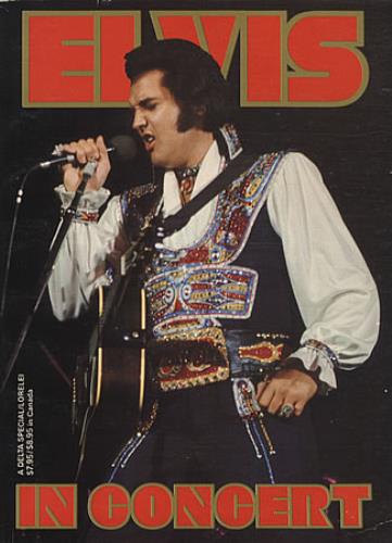 Elvis Presley Elvis In Concert book US ELVBKEL340817