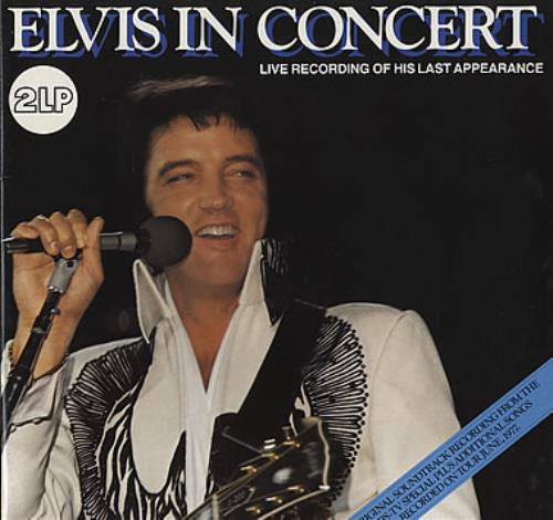 Elvis Presley Elvis In Concert 2-LP vinyl record set (Double LP Album) German ELV2LEL376974