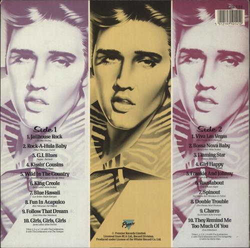 Elvis Presley Elvis In Hollywood vinyl LP album (LP record) UK ELVLPEL738045