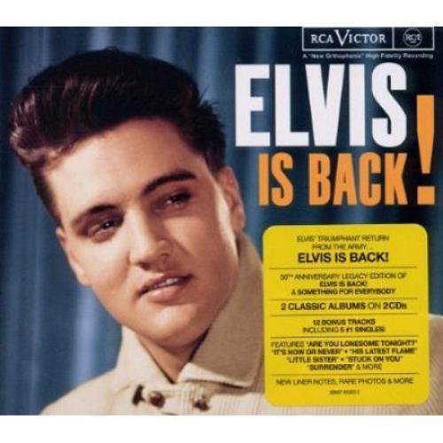 Elvis Presley Elvis Is Back 2 CD album set (Double CD) UK ELV2CEL531226