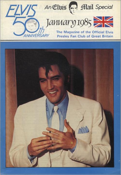 Elvis Presley Elvis Mail 1985 fanzine UK ELVFAEL418018