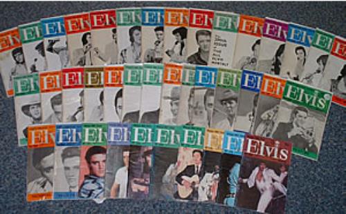Elvis Presley Elvis Monthly (38 issues) magazine UK ELVMAEL212723