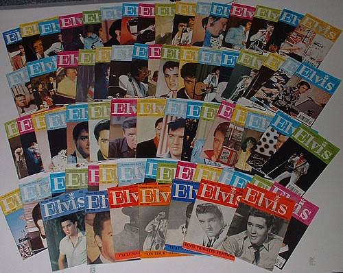 Elvis Presley Elvis Monthly (76 Issues) magazine UK ELVMAEL249114