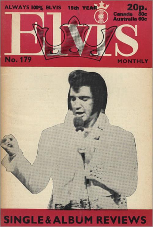 Elvis Presley Elvis Monthly - 15th Year magazine UK ELVMAEL418060