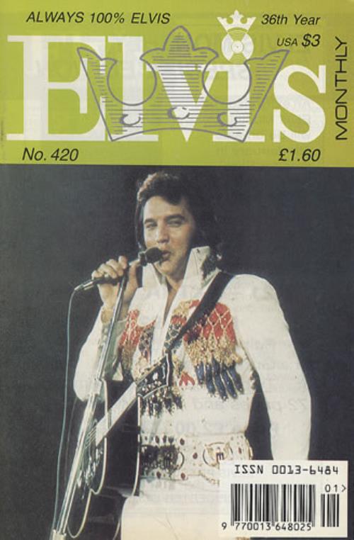 Elvis Presley Elvis Monthly - 36th Year magazine UK ELVMAEL418062
