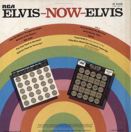 Elvis Presley Elvis Now - 1st - EX vinyl LP album (LP record) UK ELVLPEL133199