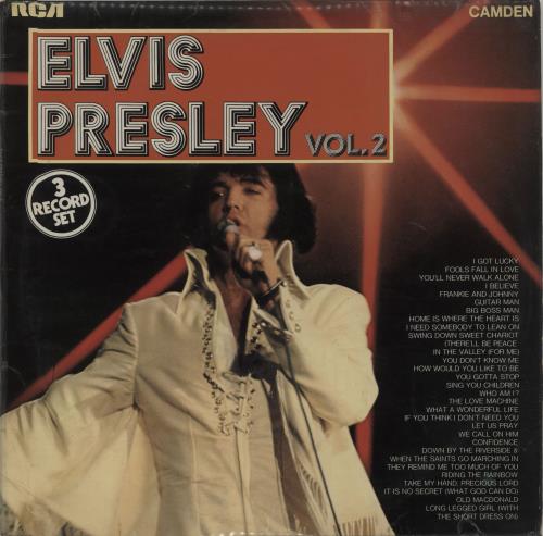 Elvis Presley Elvis Presley - Volume 2 - EX 3-LP vinyl record set (Triple LP Album) UK ELV3LEL656138