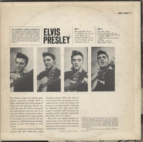 Elvis Presley Elvis Presley vinyl LP album (LP record) US ELVLPEL882075
