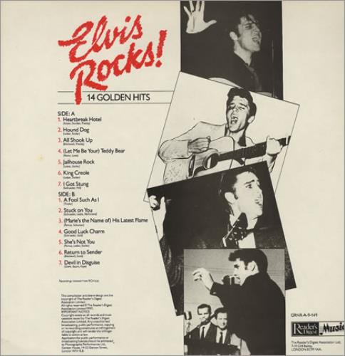 Elvis Presley Elvis Rocks! vinyl LP album (LP record) UK ELVLPEL375060