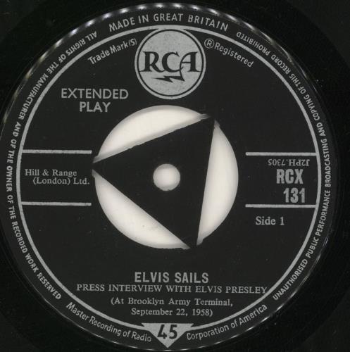 Elvis Presley Elvis Sails - 1st - EX 7" vinyl single (7 inch record / 45) UK ELV07EL142036