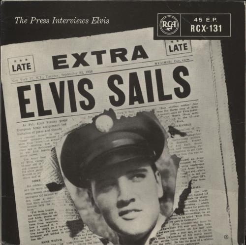 Elvis Presley Elvis Sails - 3rd - EX 7" vinyl single (7 inch record / 45) UK ELV07EL721379