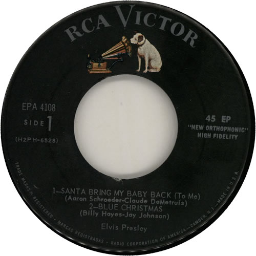 Elvis Presley Elvis Sings Christmas Songs 7" vinyl single (7 inch record / 45) US ELV07EL639469