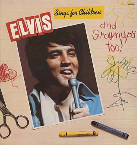 Elvis Presley Elvis Sings For Children And Grownups Too! vinyl LP album (LP record) US ELVLPEL251990