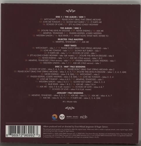 Elvis Presley Elvis Sings Memphis, Tennessee 2 CD album set (Double CD) Danish ELV2CEL688740