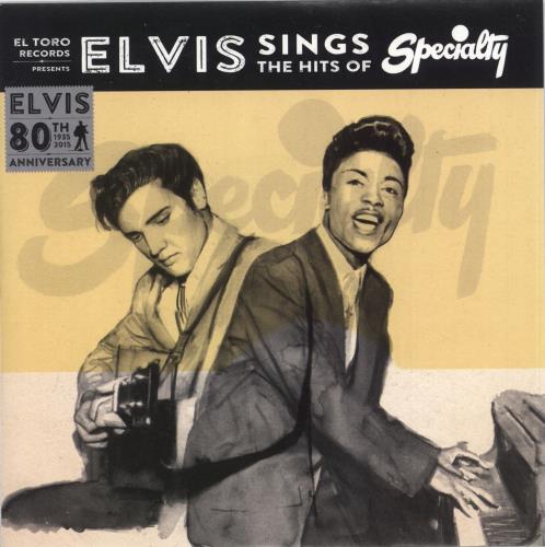 Elvis Presley Elvis Sings The Hits Of Specialty - Yellow vinyl 7" vinyl single (7 inch record / 45) Spanish ELV07EL726011