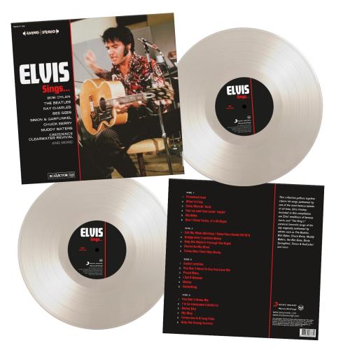 Elvis Presley Elvis Sings... - White Vinyl 180 Gram - Numbered Edition 2-LP vinyl record set (Double LP Album) UK ELV2LEL871848