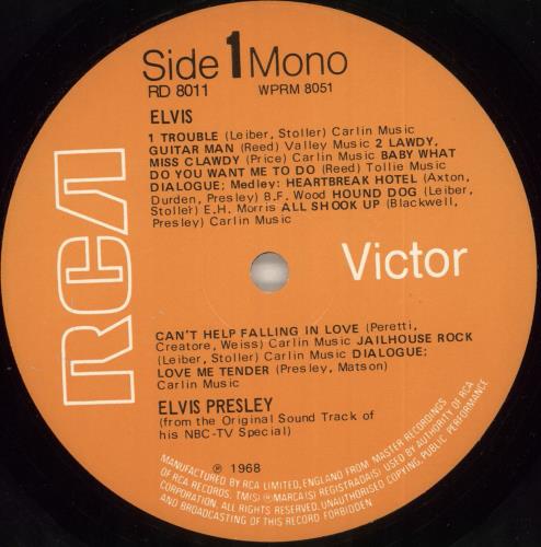 Elvis Presley Elvis T.V. Special - 2nd vinyl LP album (LP record) UK ELVLPEL718778