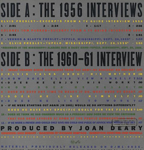 Elvis Presley Elvis Talks! vinyl LP album (LP record) US ELVLPEL59546