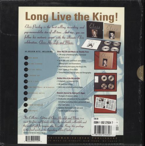 Elvis Presley Elvis: His Life And Music - Shrink CD Album Box Set US ELVDXEL586936
