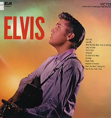 Elvis Presley Elvis vinyl LP album (LP record) US ELVLPEL294232