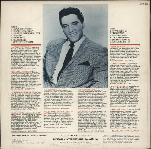 Elvis Presley Elvis vinyl LP album (LP record) UK ELVLPEL373188