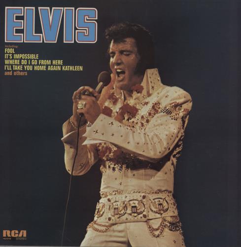Elvis Presley Elvis vinyl LP album (LP record) French ELVLPEL757329