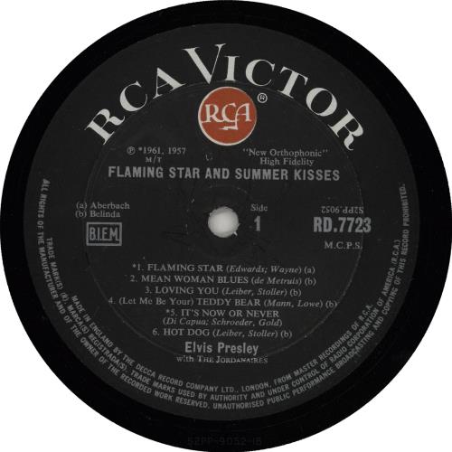Elvis Presley Flaming Star & Summer Kisses - Red Spot - EX vinyl LP album (LP record) UK ELVLPFL752645