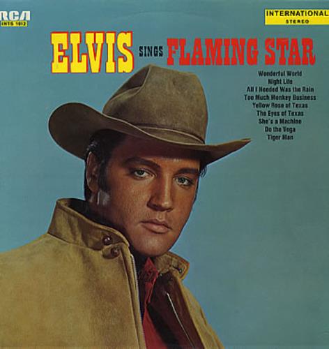 Elvis Presley Flaming Star vinyl LP album (LP record) German ELVLPFL294244