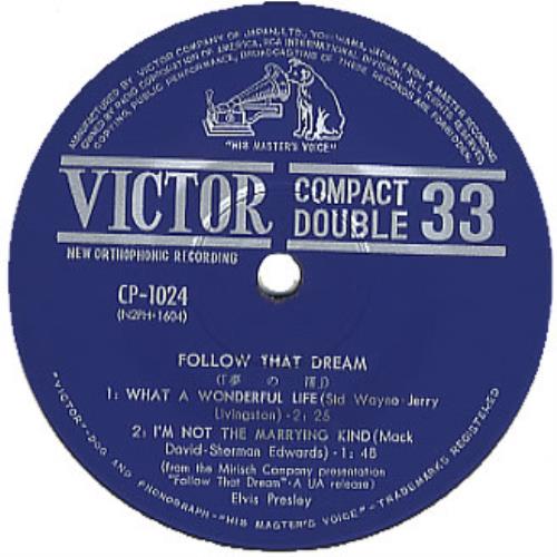 Elvis Presley Follow That Dream - Red Top Border + Olympic Voucher 7" vinyl single (7 inch record / 45) Japanese ELV07FO371712