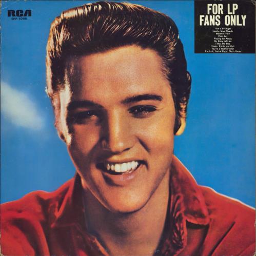 Elvis Presley For LP Fans Only vinyl LP album (LP record) Japanese ELVLPFO258172