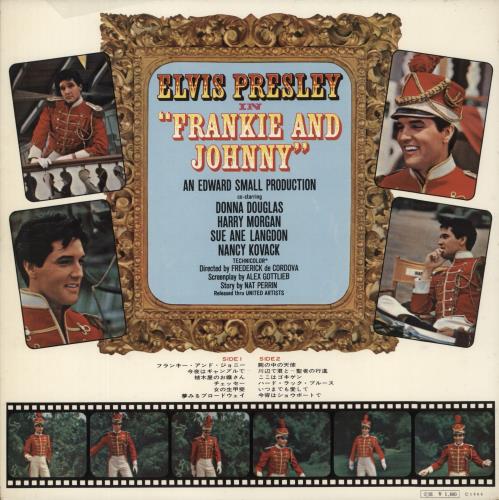 Elvis Presley Frankie And Johnny - 1,800 Obi vinyl LP album (LP record) Japanese ELVLPFR880023