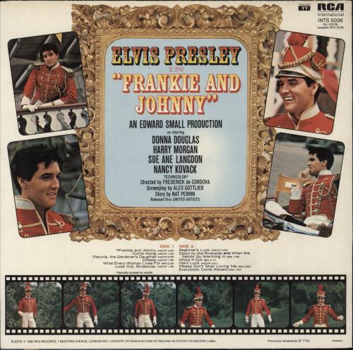 Elvis Presley Frankie And Johnny vinyl LP album (LP record) UK ELVLPFR369489