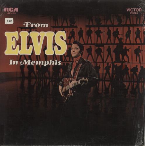 Elvis Presley From Elvis In Memphis vinyl LP album (LP record) US ELVLPFR875664
