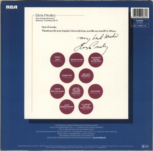 Elvis Presley From Elvis Presley Boulevard, Memphis, Tennessee vinyl LP album (LP record) UK ELVLPFR279296