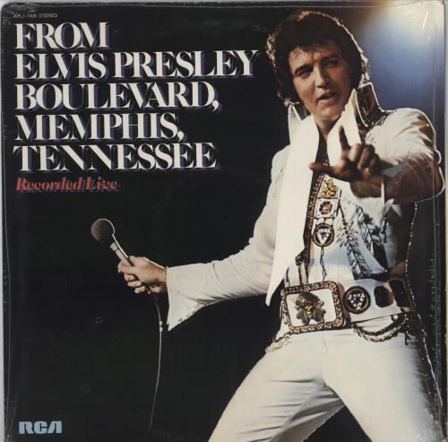 Elvis Presley From Elvis Presley Boulevard, Memphis, Tennessee vinyl LP album (LP record) US ELVLPFR768173