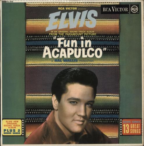Elvis Presley Fun In Acapulco - 1st - EX vinyl LP album (LP record) UK ELVLPFU473679