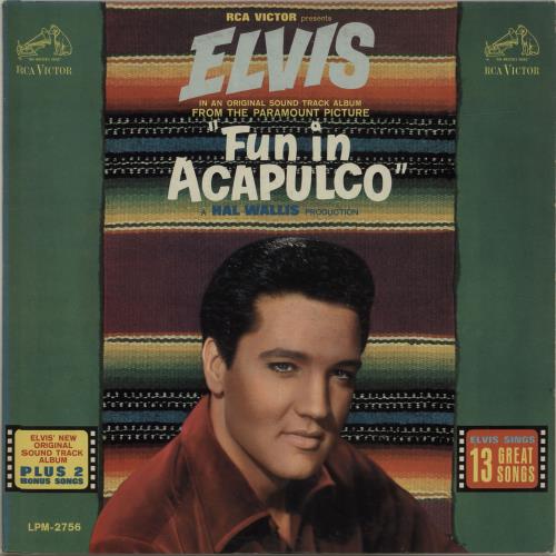 Elvis Presley Fun In Acapulco vinyl LP album (LP record) US ELVLPFU524702