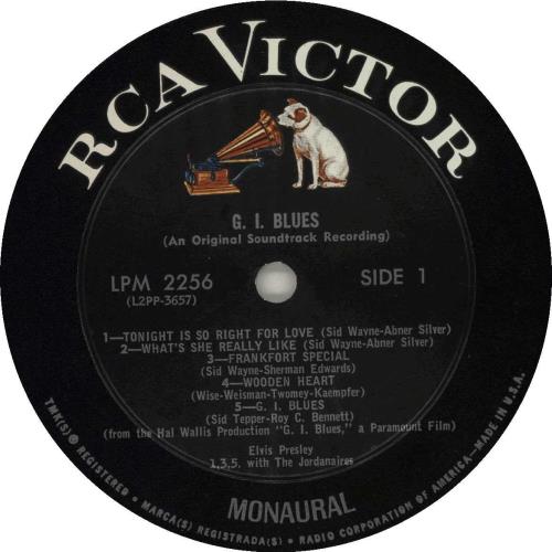 Elvis Presley G.I. Blues - 2nd - Mono - shrink vinyl LP album (LP record) US ELVLPGI685277