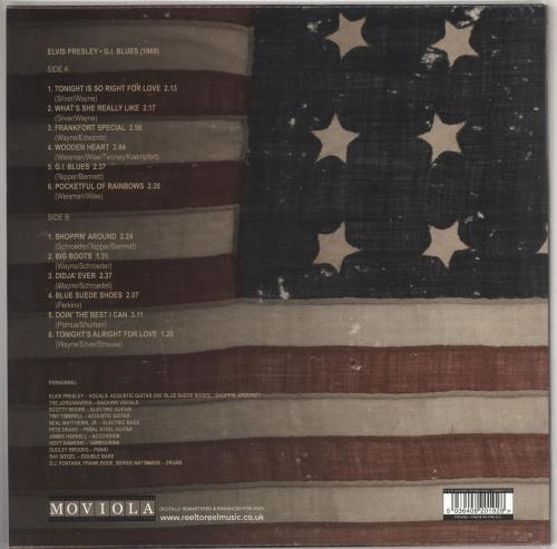 Elvis Presley G.I. Blues - Clear Vinyl - Sealed vinyl LP album (LP record) UK ELVLPGI739927