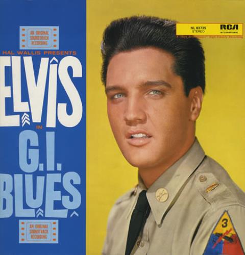 Elvis Presley G.I. Blues vinyl LP album (LP record) UK ELVLPGI369488
