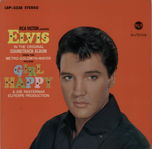 Elvis Presley Girl Happy vinyl LP album (LP record) German ELVLPGI623861